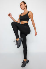 Black Jumper Full Length Sports Leggings Twoss21ta0023