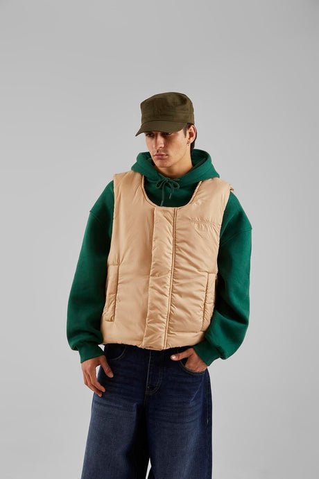 Basic Brown Inflatable Vest Flaw-217-021-001