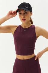 Black Women's Crew Neck Booster Backed Sports And Daily Backed Crop Top Body Bra 9209 Tb20wf16w9209-