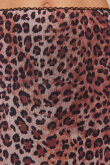 Multicolored Animal Print Mini Skirt Twoss24et00203