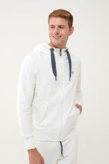 Men's Navy Organic Cotton Pocket Zipper Hooded Casual And Sports Tracksuit Top 0802 Tb23my06s0802-1