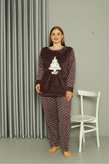 Welsoft Fleece Women's Plus Size Emerald Pajama Set 808048