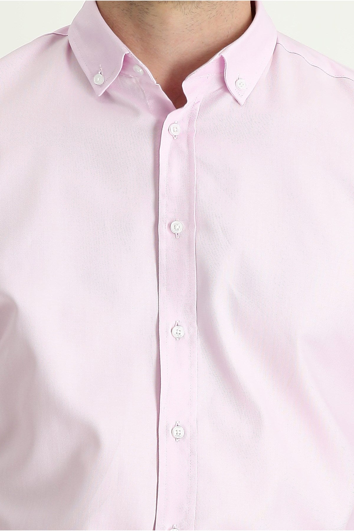 Long Sleeve Regular Fit Oxford Cotton Shirt 469296