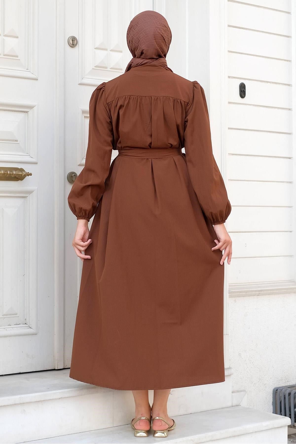 Robed Mevlana Dress Baby Blue Hm2223