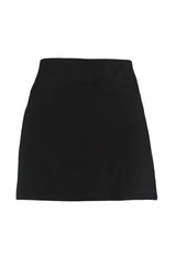 Pink High Waist A-line Mini Woven Skirt Twoss22et0136