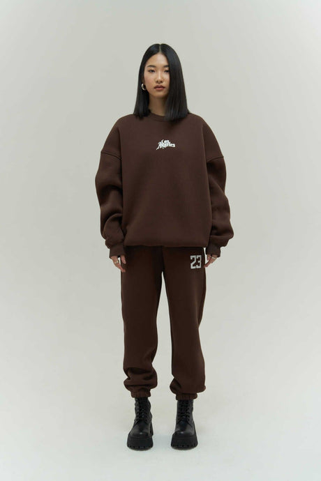 Los 23 Coffee Tracksuit Set 1349