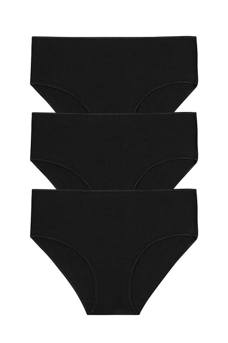 3 Pack Cotton High Waist Slip Panty St0040601b