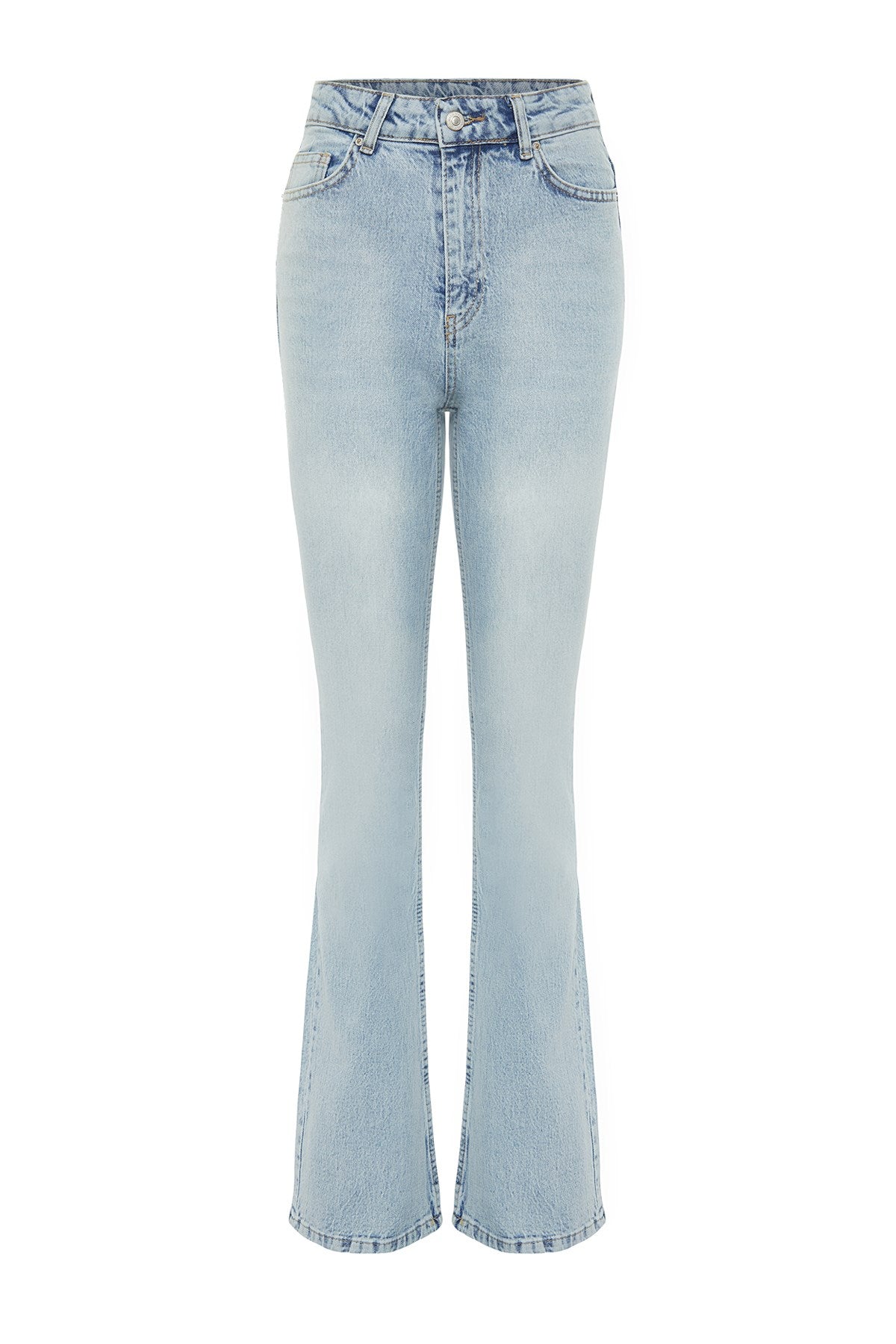 Light Blue High Waist Flare Jeans Twoss24je00036