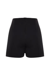 Black Accessory Detailed Mini Shorts Twoss24sr00051