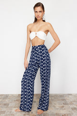 Geometric Pattern Woven Pants Tbess24pl00014