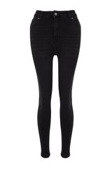 Anthracite Push Up High Waist Skinny Jeans Twoss24je00065