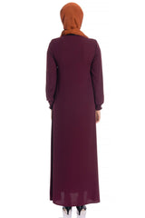 Embroidery Embroidered Cinnamon Burkini Dress 746-1 T18elb3m746-1