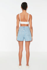 Blue Denim Shorts Twoss20sr0129