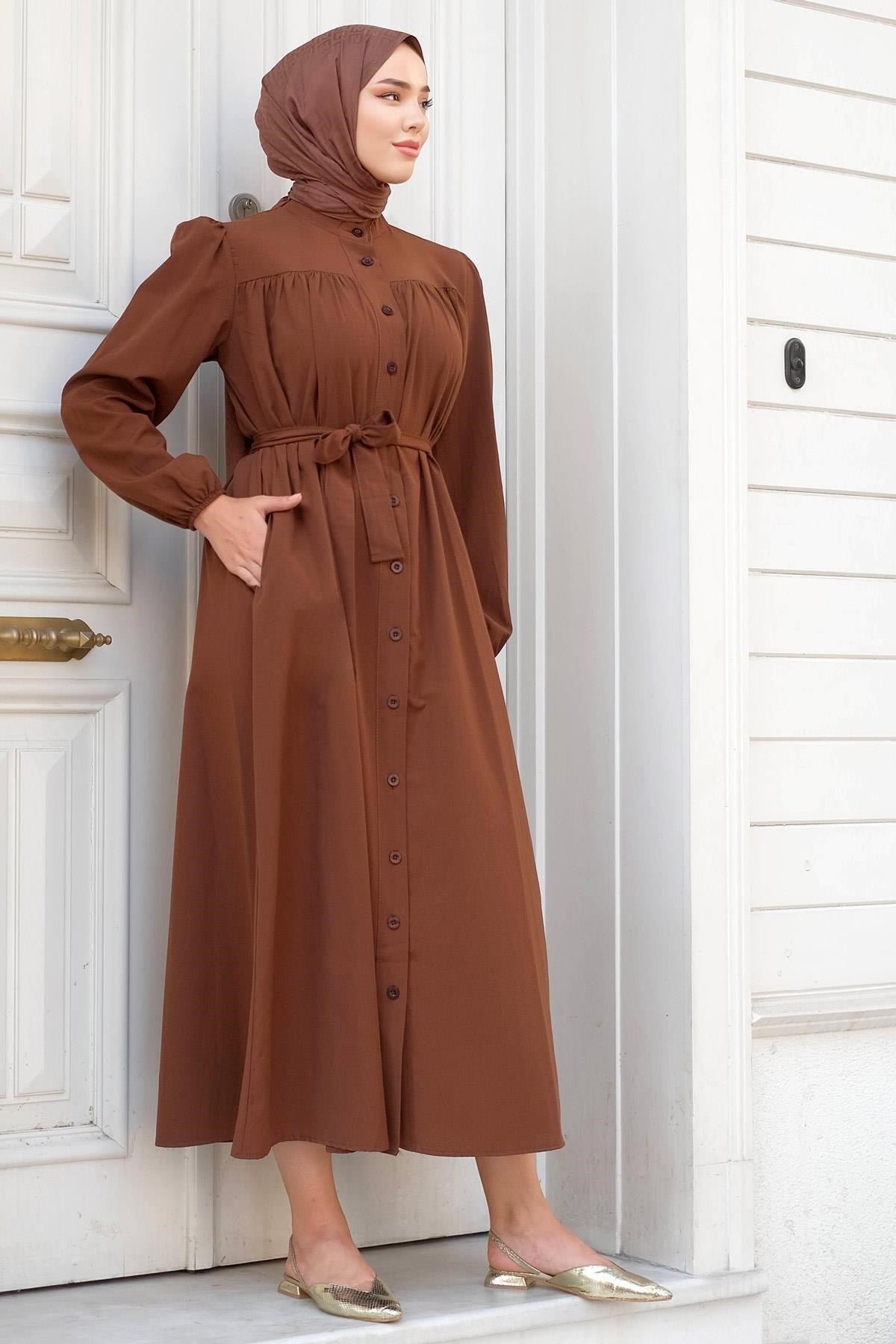 Robed Mevlana Dress Baby Blue Hm2223