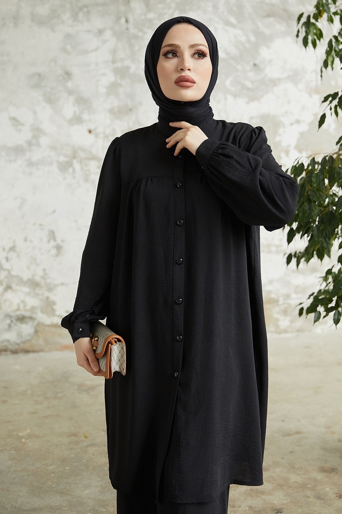 Arfa Ayrobin Button Down Suit - Black Ms00mc34844