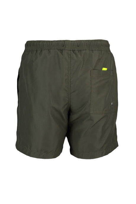 Green Men's Basic Standard Size Swimsuit Marine Shorts Tmnss20ds0023