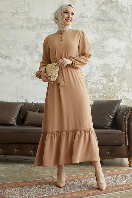 Meyra Button Ayrobin Dress - Black Ms00mc99300