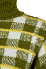 Green Turtleneck Knitwear Sweater Twoaw24kz00729