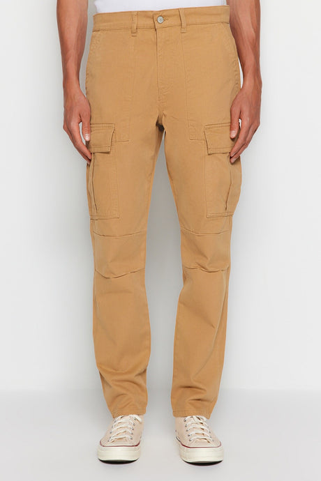 Camel Mens Cargo Gabardine Pants Tmnss23pl00042