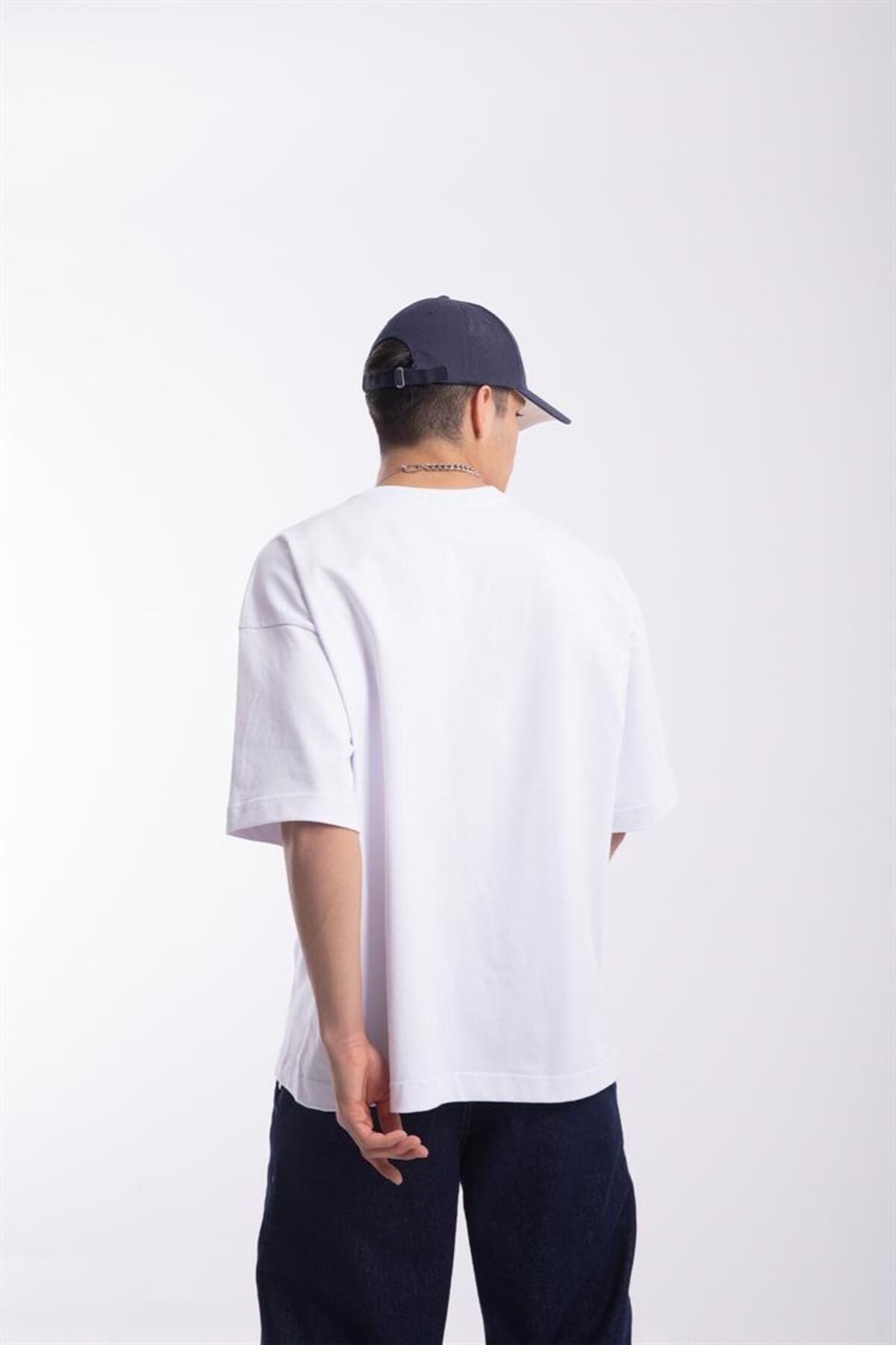 Flaw Atelier Premium Basic White Oversize T-shirt Flaw-006-005-040