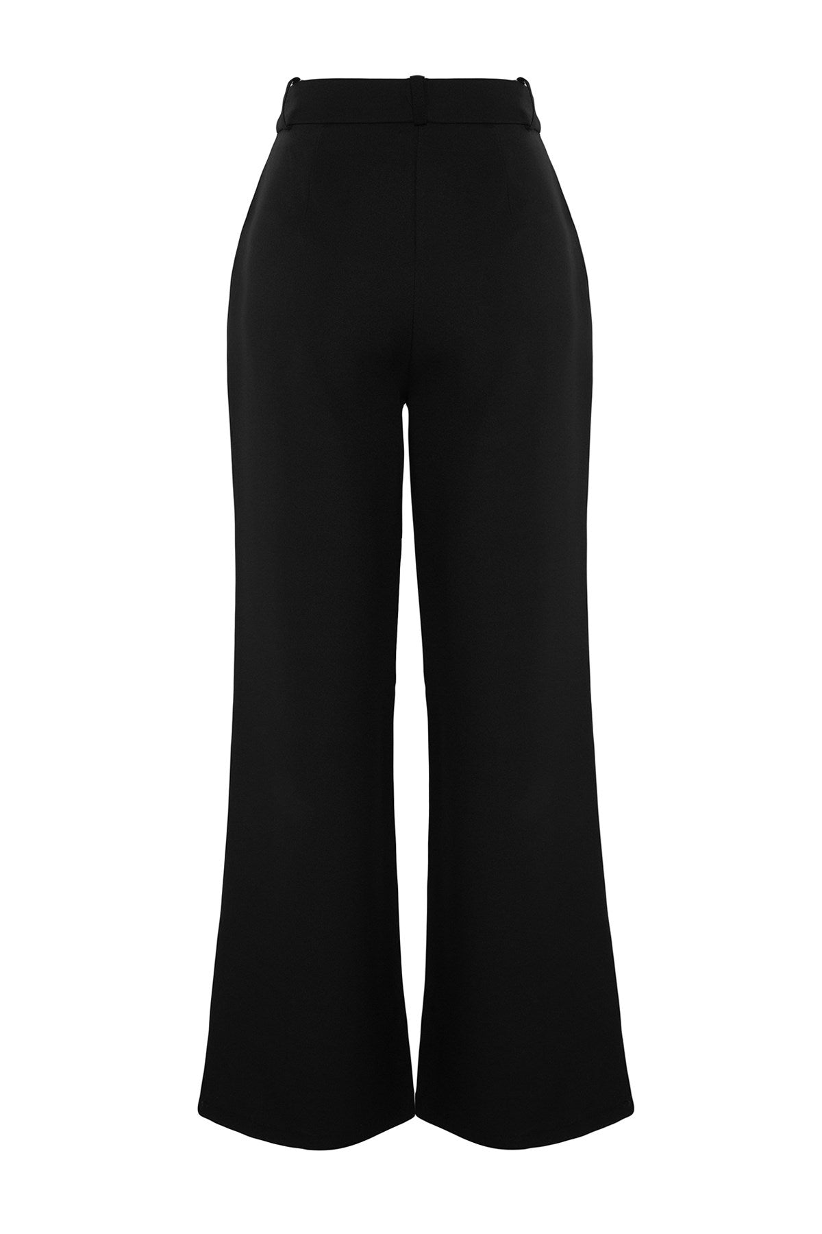 Black Belt Detailed Wide Leg/wide Leg Woven Pants Twoaw24pl00341