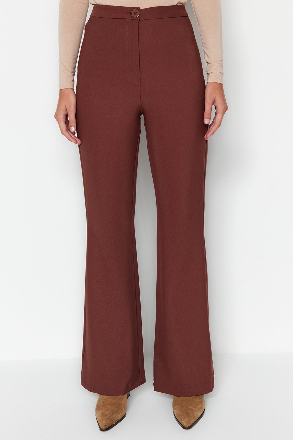 Mink Straight Woven Pants Twoaw21pl0617