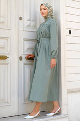 Robed Mevlana Dress Baby Blue Hm2223