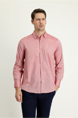 Long Sleeve Regular Fit Oxford Cotton Shirt 469296