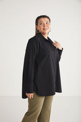 Amarabb Boyfriend Loose Single Plus Size Shirt Amarabb01112023