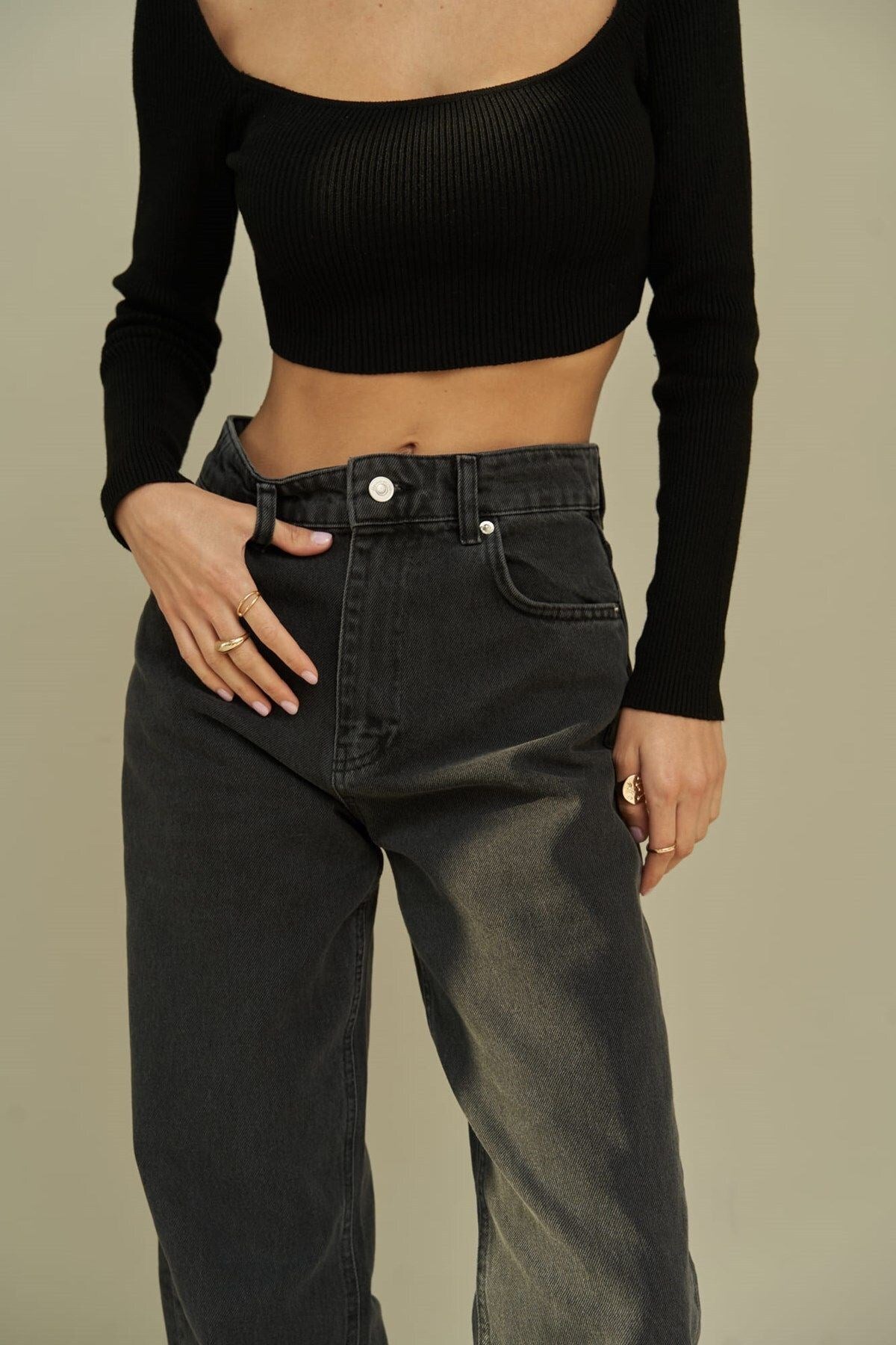 Marla Basic Black Jeans 2272