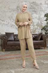 Lefiya Tunnel Belt Duo Suit - Camel Ms00in300033