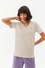 Women's Navy V Neck 100% Cotton Basic Short Sleeve Front Short Back Long Sport&casual T-shirt 0101 T