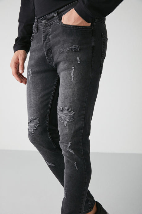 Loose Relaxed Skinny Gray Jeans Fair01092022