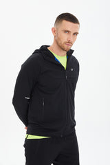 Men's Navy Blue Hooded Training Running Zipper Tracksuit Top Sports Jacket 0727 Tb23ml06s0727-1