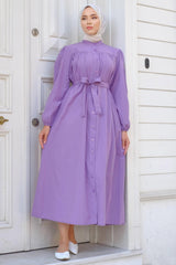 Robed Mevlana Dress Baby Blue Hm2223