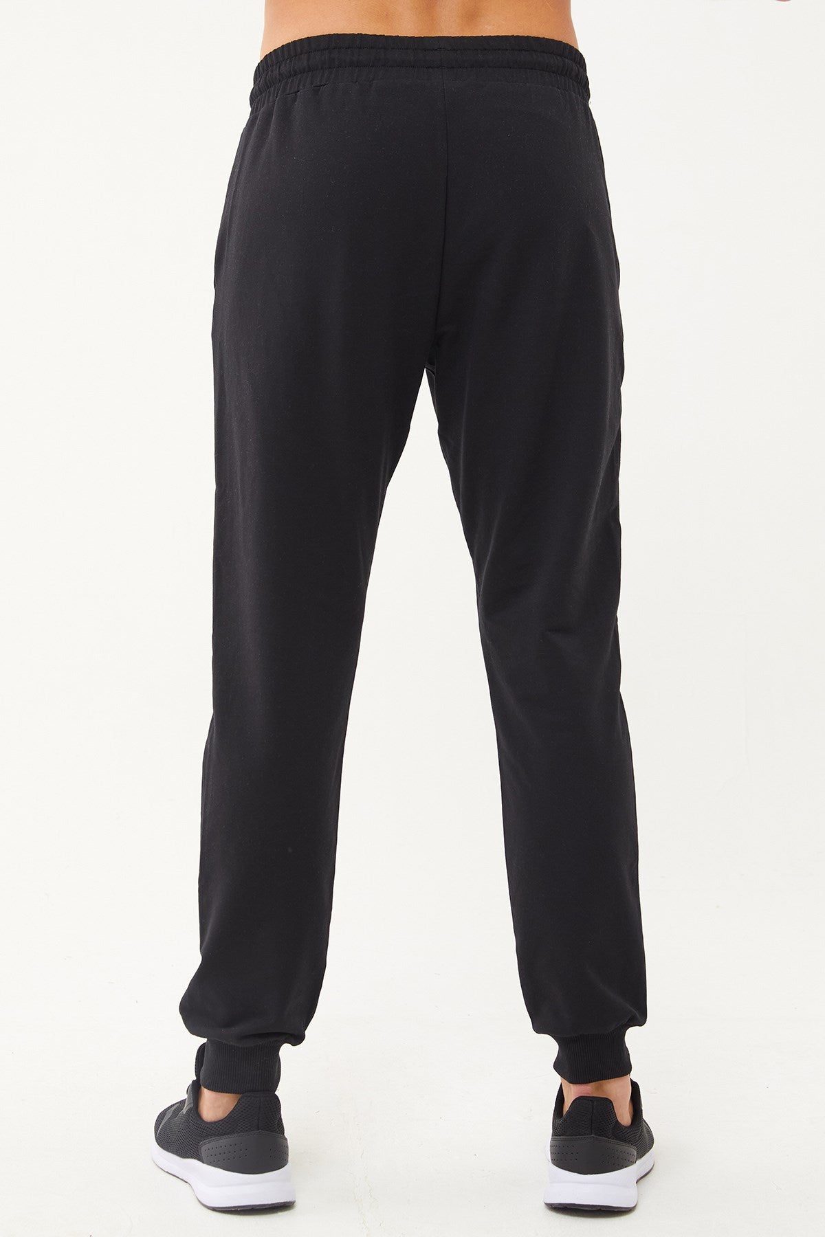 Mens Black Organic Cotton Sports Sweatpants 0808 Tb23my05s0808-1