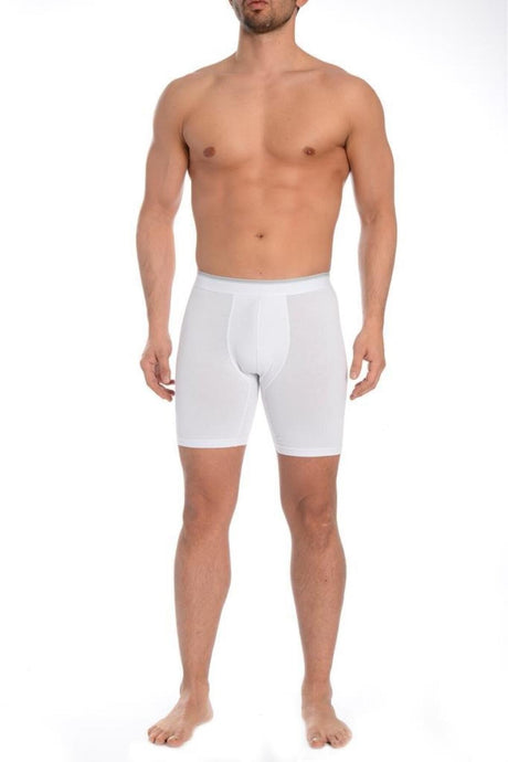 6pcs Lycra Men's Long Boxer 1004 Dnk1004-trn6