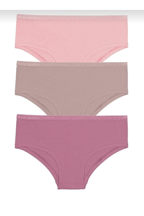 3 Pack Cotton Hipster Panties St0045603