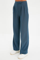 Oil Wide Leg Wide Leg High Waist Woven Pants Twoaw22pl0066