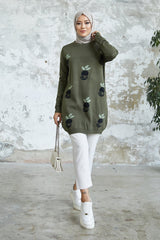 Patterned Knitwear Sweater Hcd100