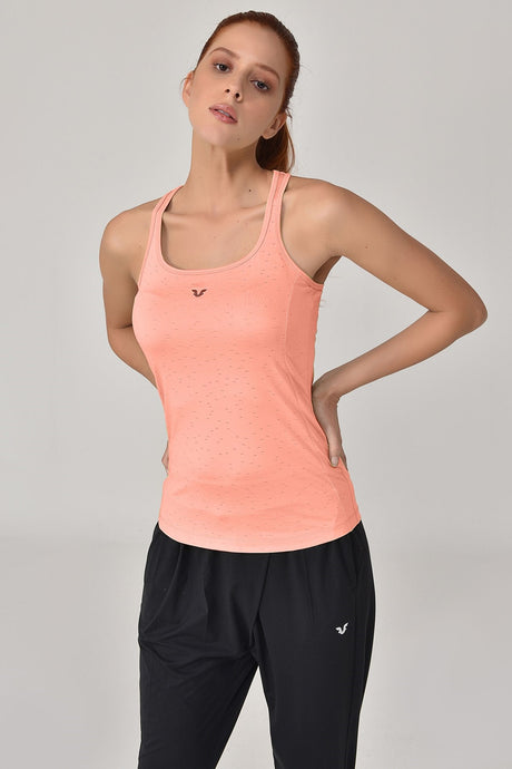 A. Pink Women's Wide Collar Breathable Sleeveless Jock Training Zero Arm Running Undershirt T-shirt