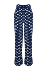 Geometric Pattern Woven Pants Tbess24pl00014