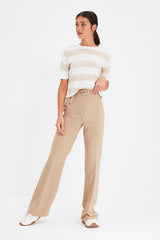 Mink Straight Woven Pants Twoaw21pl0617