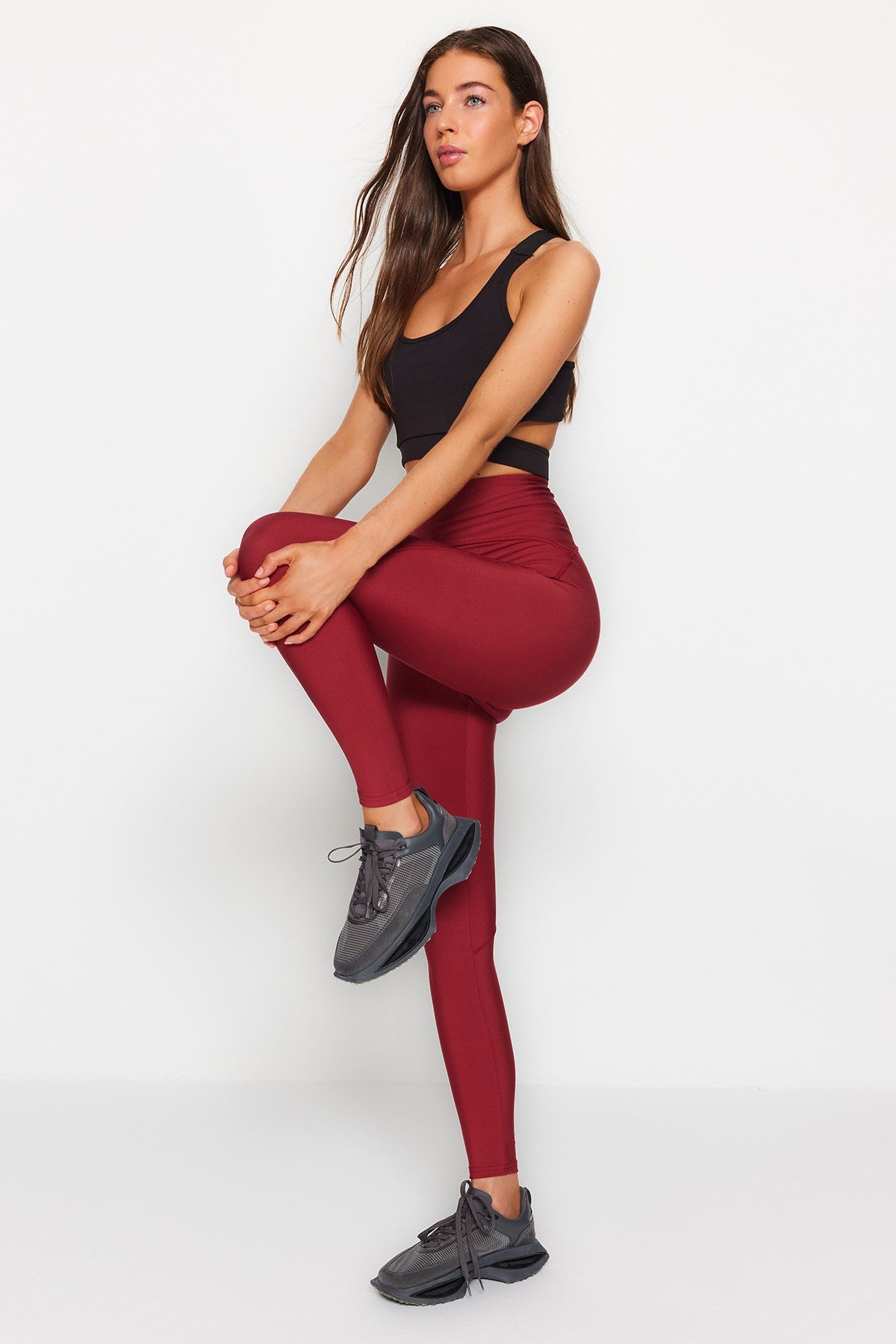 Black Jumper Full Length Sports Leggings Twoss21ta0023