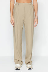 Mink Wide Leg Woven Pants Twoaw23pl00401