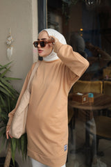 Women's Long Loose Hijab Sports Tunic Set100