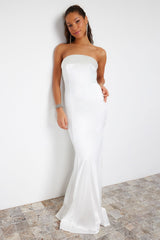 Bridal White Fish Knitted Long Wedding/wedding Night Evening Dress Tprss24ae00024