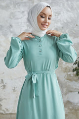 Meyra Button Ayrobin Dress - Black Ms00mc99300