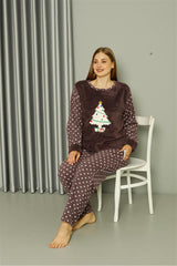 Welsoft Fleece Women's Plus Size Emerald Pajama Set 808048