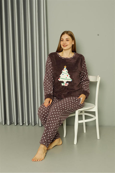 Welsoft Fleece Women's Plus Size Emerald Pajama Set 808048